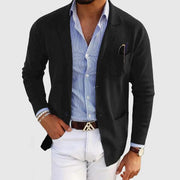 Moderne Herren Strickjacke | Leichter Cardigan Mit Taschen