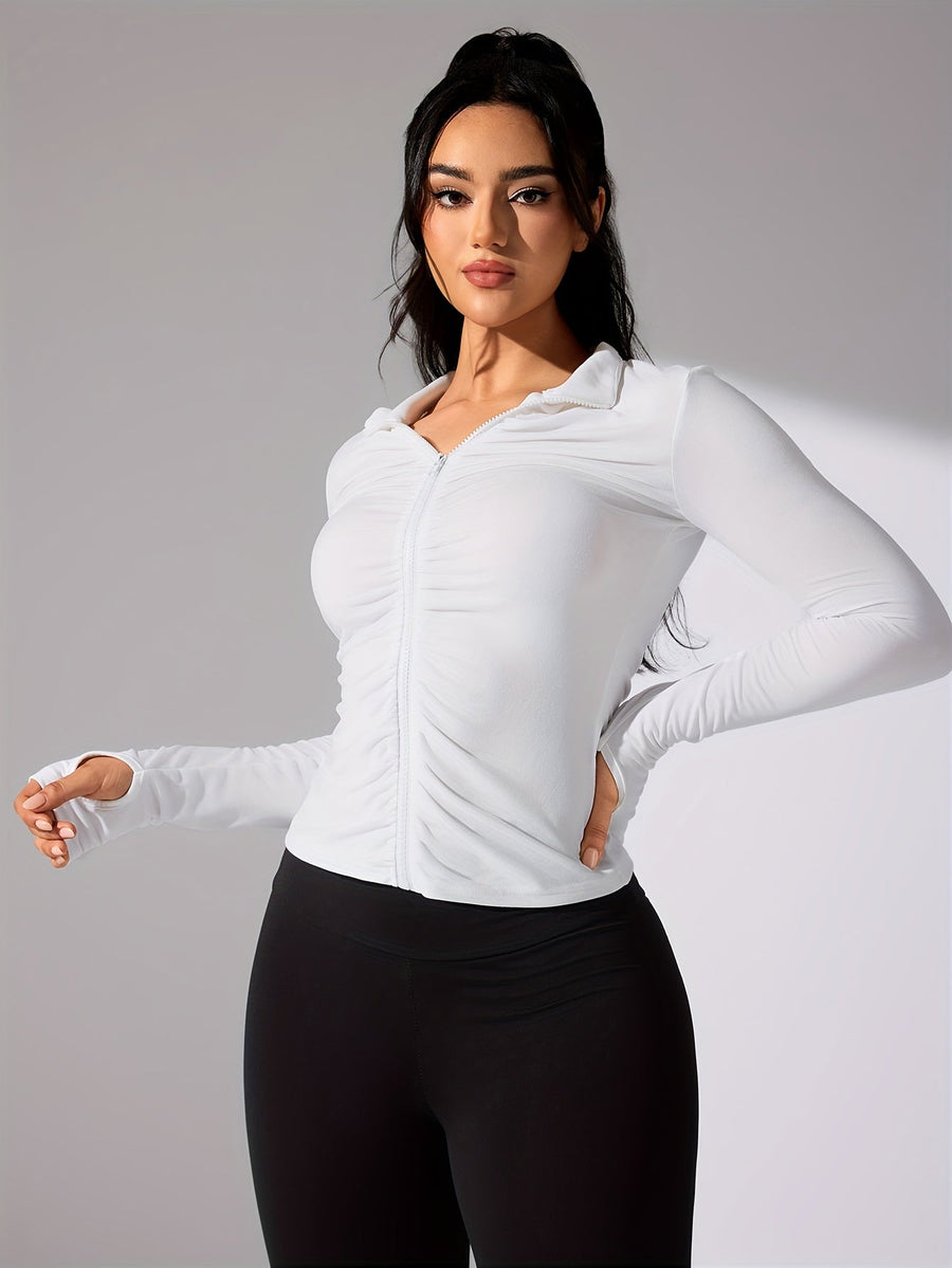 Wilma | Lässige langärmelige Sportjacke für Frauen