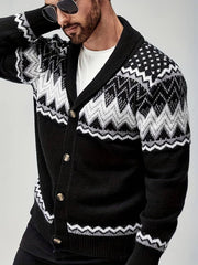 Elroy - Lässiger Pullover Mit Geometrischem Muster