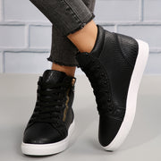 Heidi-Mode | Einfache Lässige Sneakers mit Reißverschluss