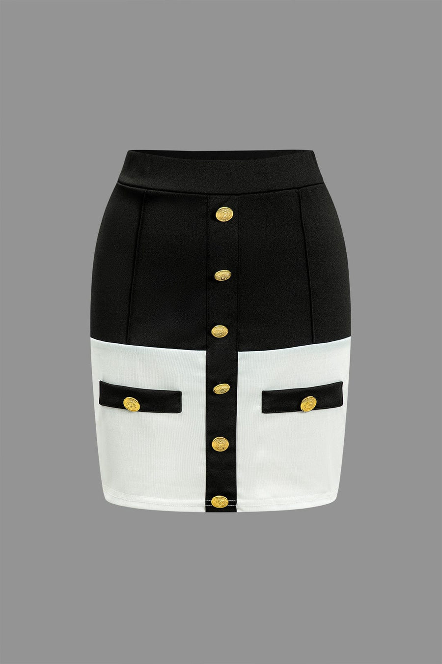 Karina | Elegantes Zweiteiler-Set mit Button-Detail & Minirock