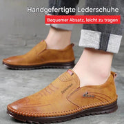 ALEX / ATMUNGSAKTIVE, RUTSCHFESTE LEDERSNEAKER FÜR HERREN