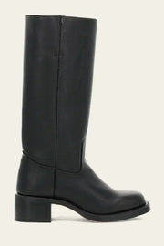 Damen-Lederstiefel im Westernstil mit Blockabsatz