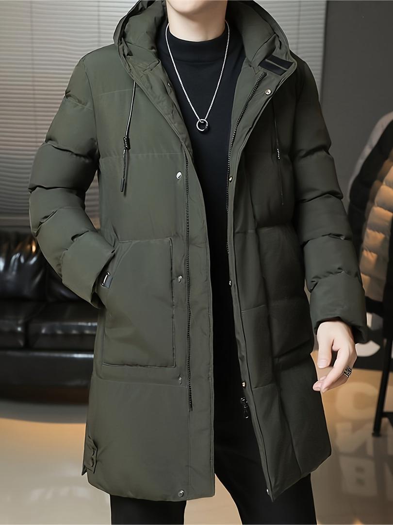 Langer Wintermantel Für Herren | Stylisch