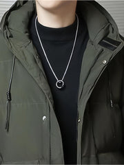 Langer Wintermantel Für Herren | Stylisch