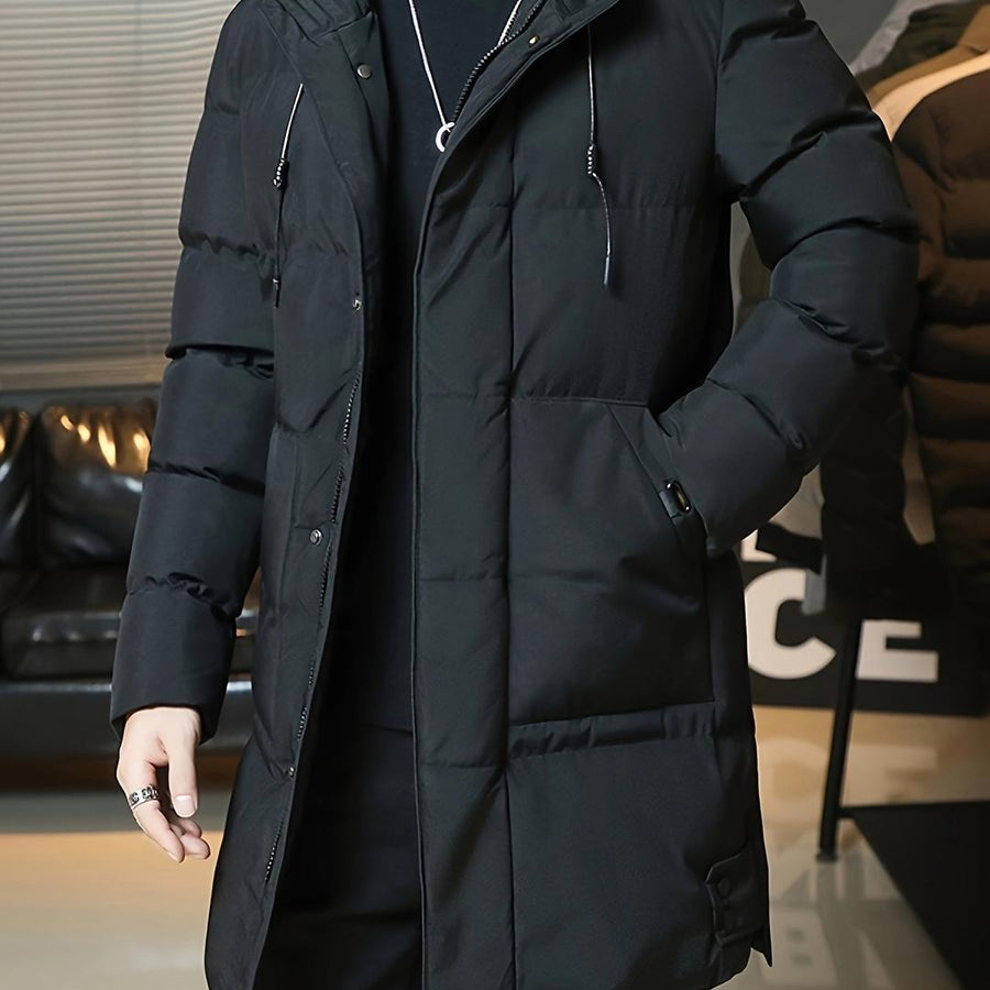 Langer Wintermantel Für Herren | Stylisch