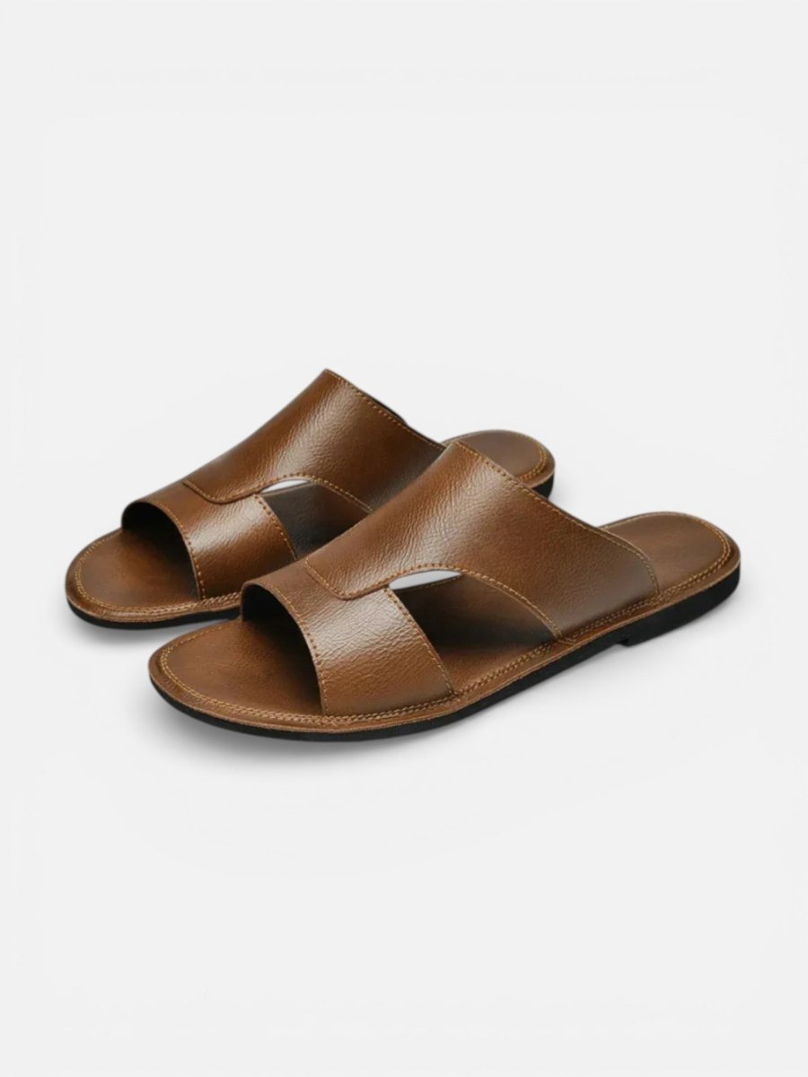 Casual Herren Pantoletten Mit Offenem Design