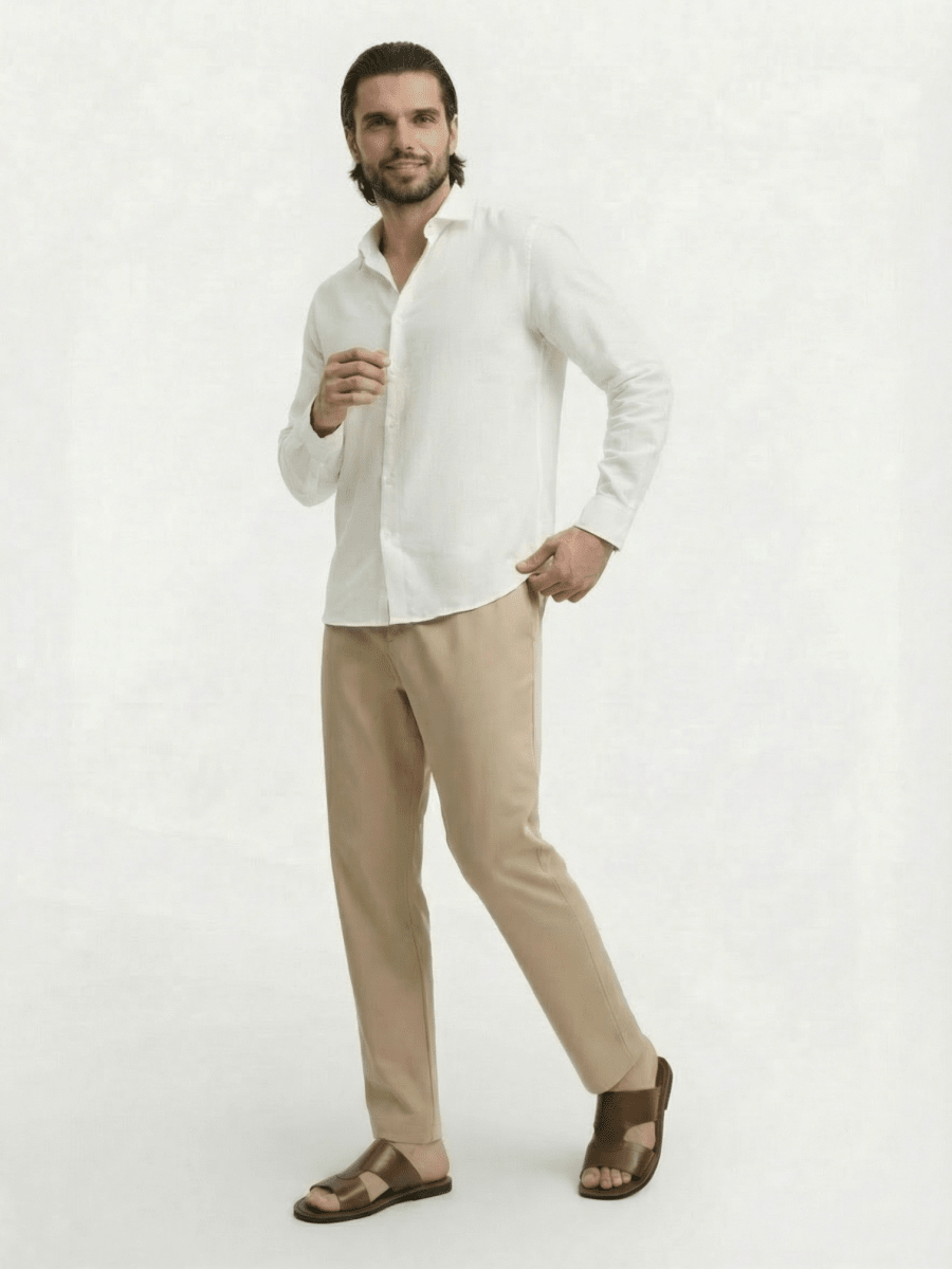 Casual Herren Pantoletten Mit Offenem Design