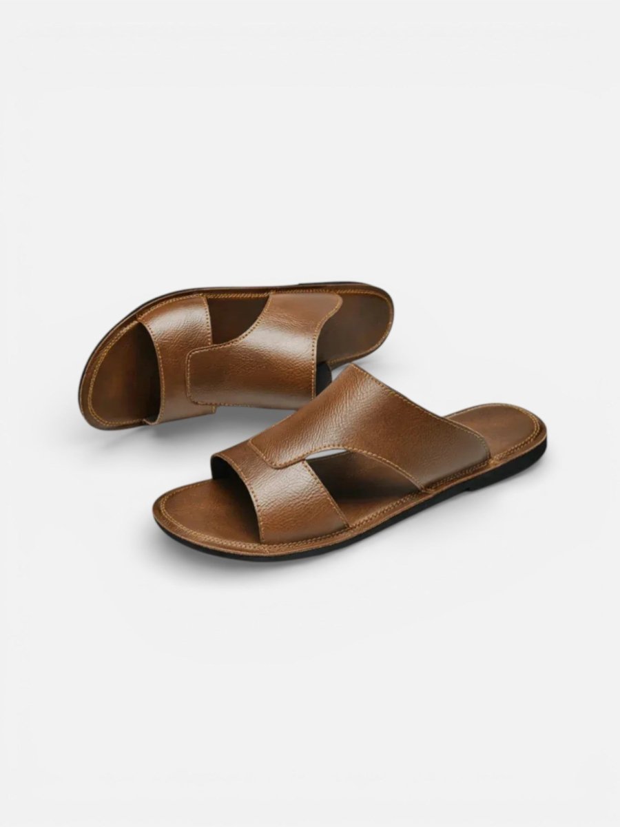 Casual Herren Pantoletten Mit Offenem Design