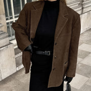 Britta | Eleganter Wildlederblazer für jeden Anlass