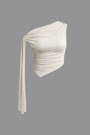 Eveline | Elegantes Zweiteiler-Set mit One-Shoulder-Top & Wickelrock