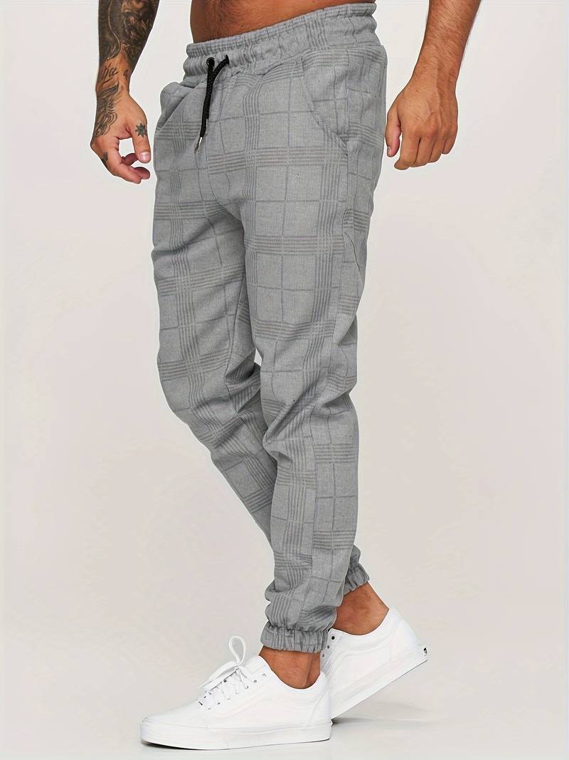 Hose Herren | Jogginghose Mit Karomuster