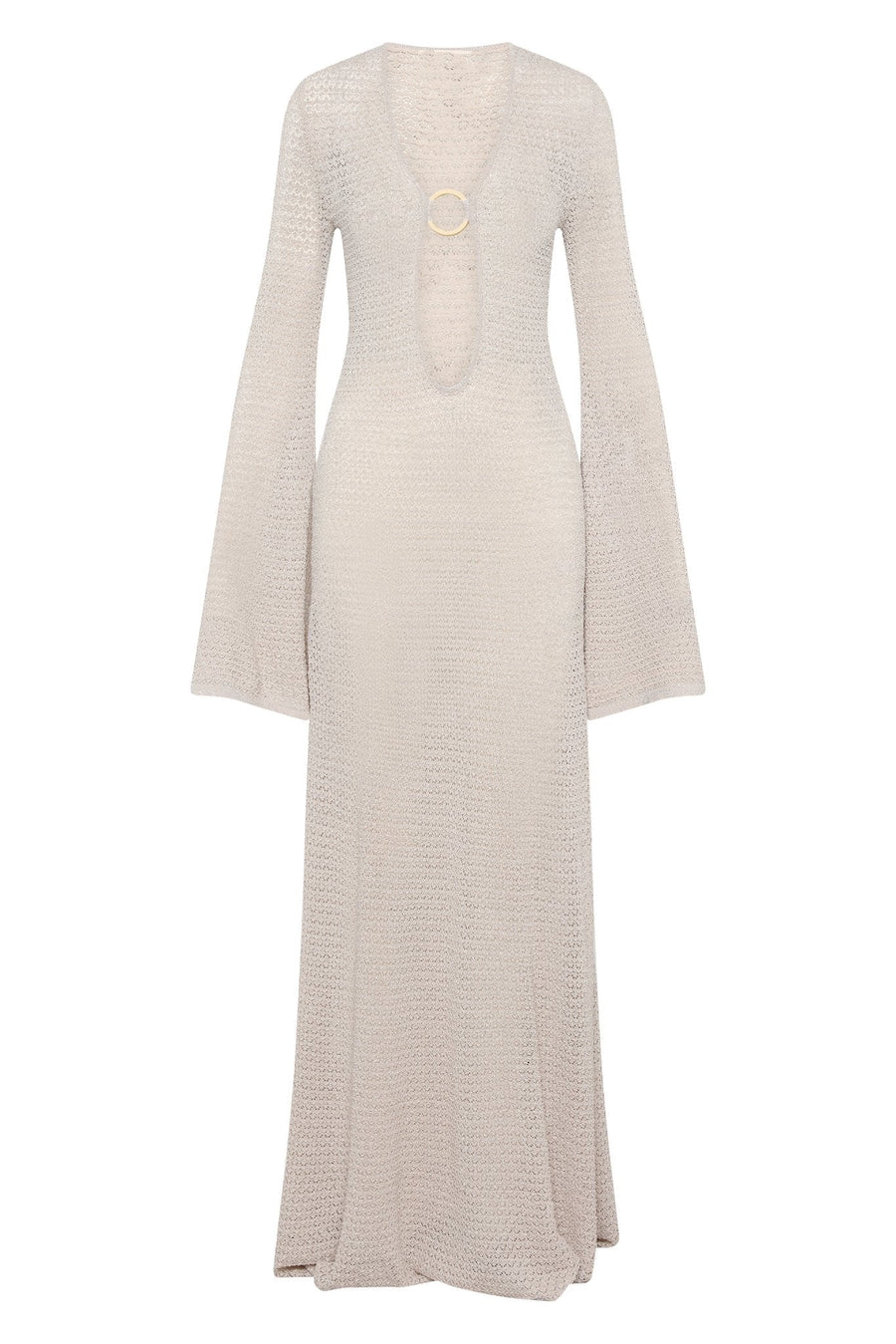 Chaya V-neck Crochet Knit Maxi Dress
