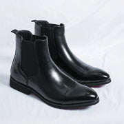 Chelsea Boots Herren Elegant Lederoptik