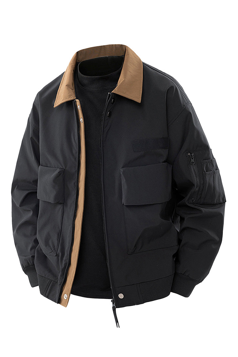Übergangsjacke Herren Utility mit Taschen