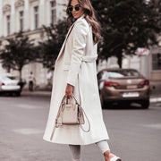 Helene | Damen Langer Mantel im lässigen Streetstyle