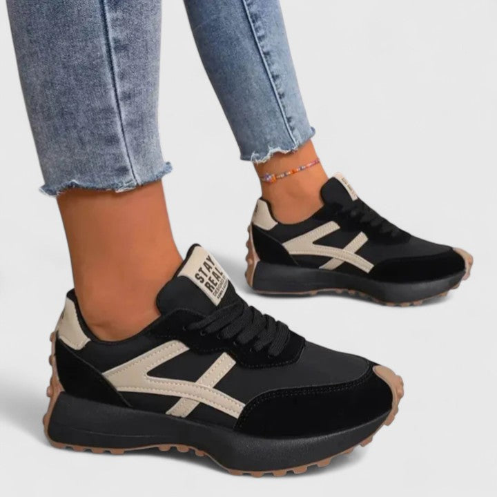 Helga | Damen Plateau Keilabsatz Offene Zehen Slide Sandaletten