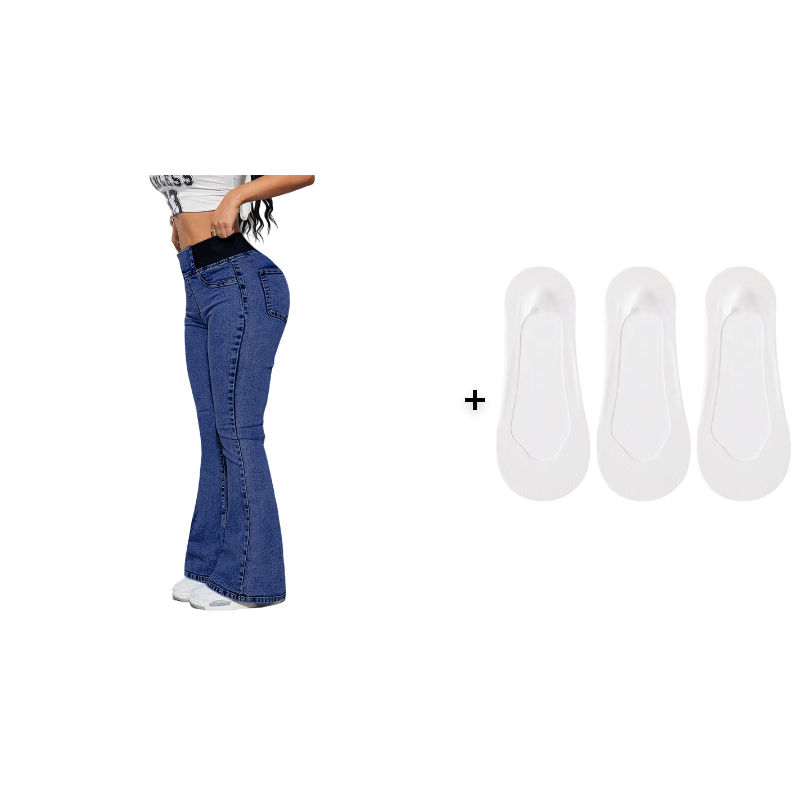 Leonie | Stilvolle Jeans im ausgestellten Look