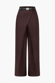 Elena | Elegante High-Waist Hose mit Wickeldetail