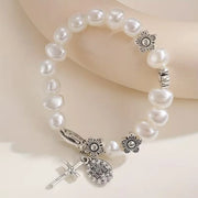 Ninetta – Serenity Jungfrau Maria Gänseblümchen-Armband