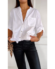 Julia | Modisches Damen Top casual elegant mit funkelnden Details