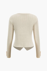Estelle | Strick-Set mit Blazer, Weste & Midirock