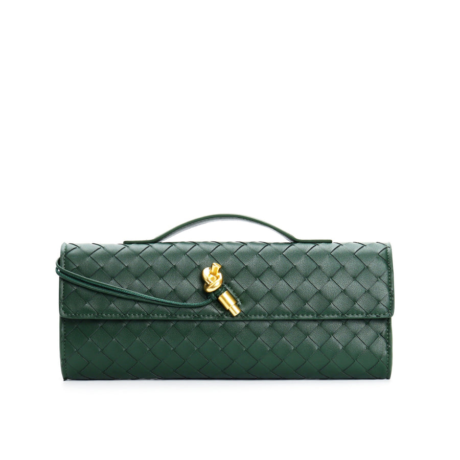 Geflochtene Damen Clutch aus Echtleder – Elegant & Vielseitig