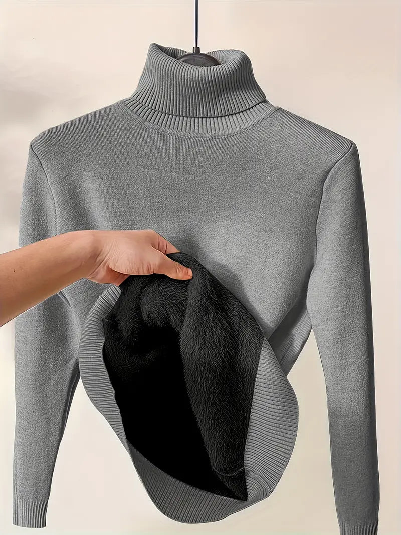 Damen Winter Rollkragenpullover | Gemütlich