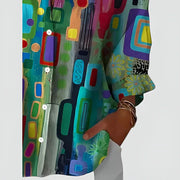 Aoife - Bluse Mit Buntem Gestaltung