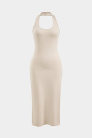 Amira | Träger-Bodycon-Midikleid mit passendem Kapuzenpullover