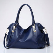 Damen Breite Leder Handtasche Mit Langem Riemen – Stilvolle Schultertasche