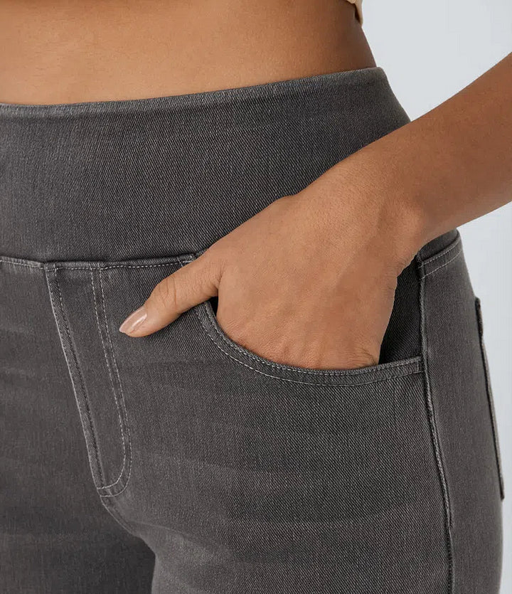 MECHTHILD - WEITE JEANS MIT ELASTISCHEM BUND