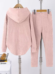 Berenika – Lässiges Kapuzen Top And Leggings