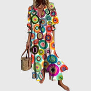 Ingrid | Damen Elegantes Bohemian Maxikleid – Boho Maxi Kleid Elegant 2026