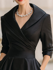 Lea™ | Elegantes Midikleid mit Dezentem Glanz