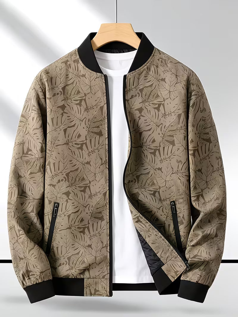 Dagan - Lässige Sportjacke Mit Langen Ärmeln Und Reißverschluss