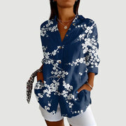 Aoife - Bluse Mit Buntem Gestaltung