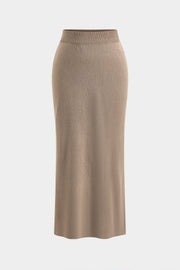 Marlene | Elegantes Strick-Set mit Cardigan & Rock