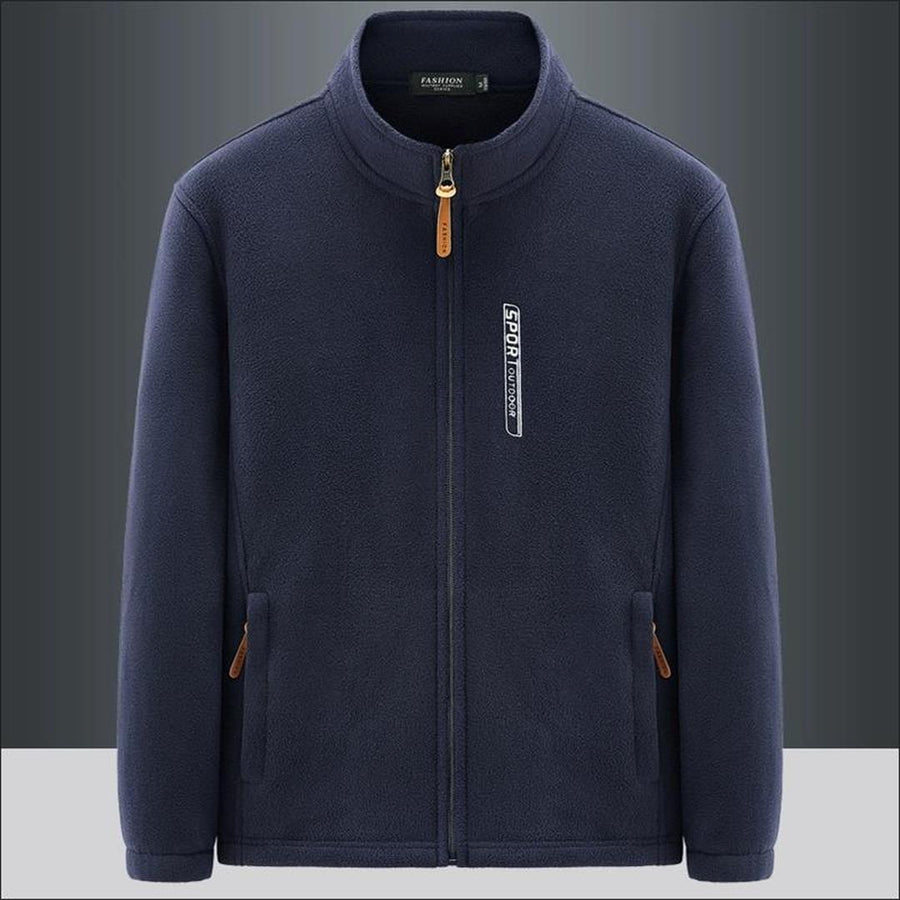 Zweiseitige Fleecejacke | Mit Reißverschluss