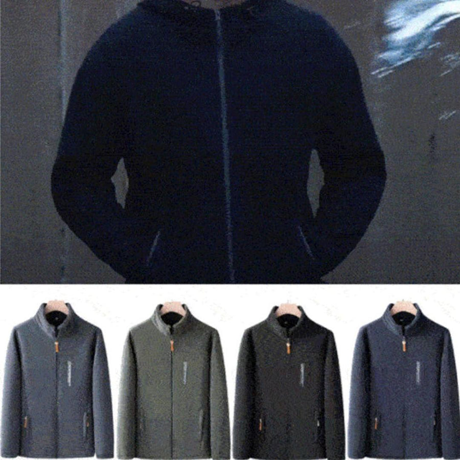 Zweiseitige Fleecejacke | Mit Reißverschluss