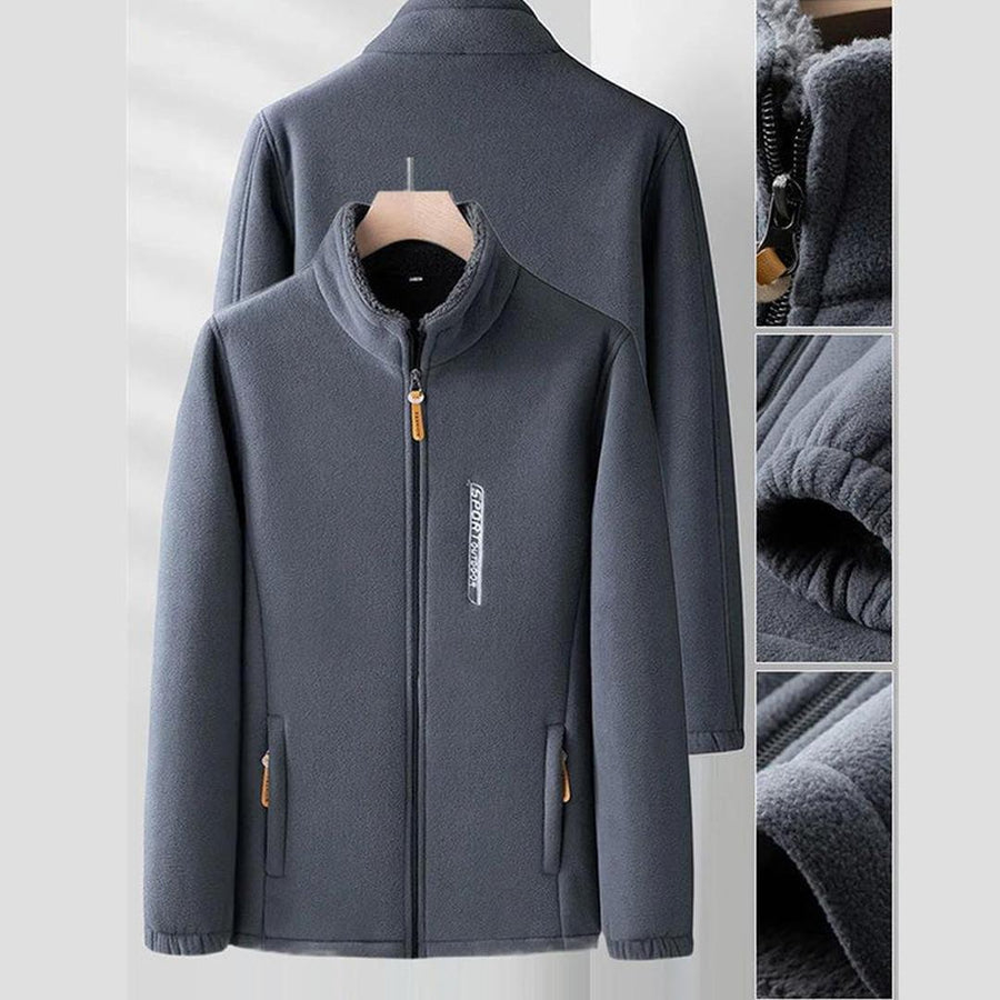 Zweiseitige Fleecejacke | Mit Reißverschluss