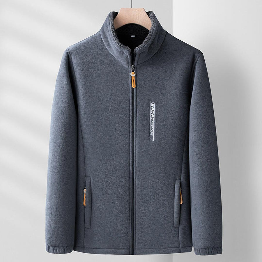 Zweiseitige Fleecejacke | Mit Reißverschluss