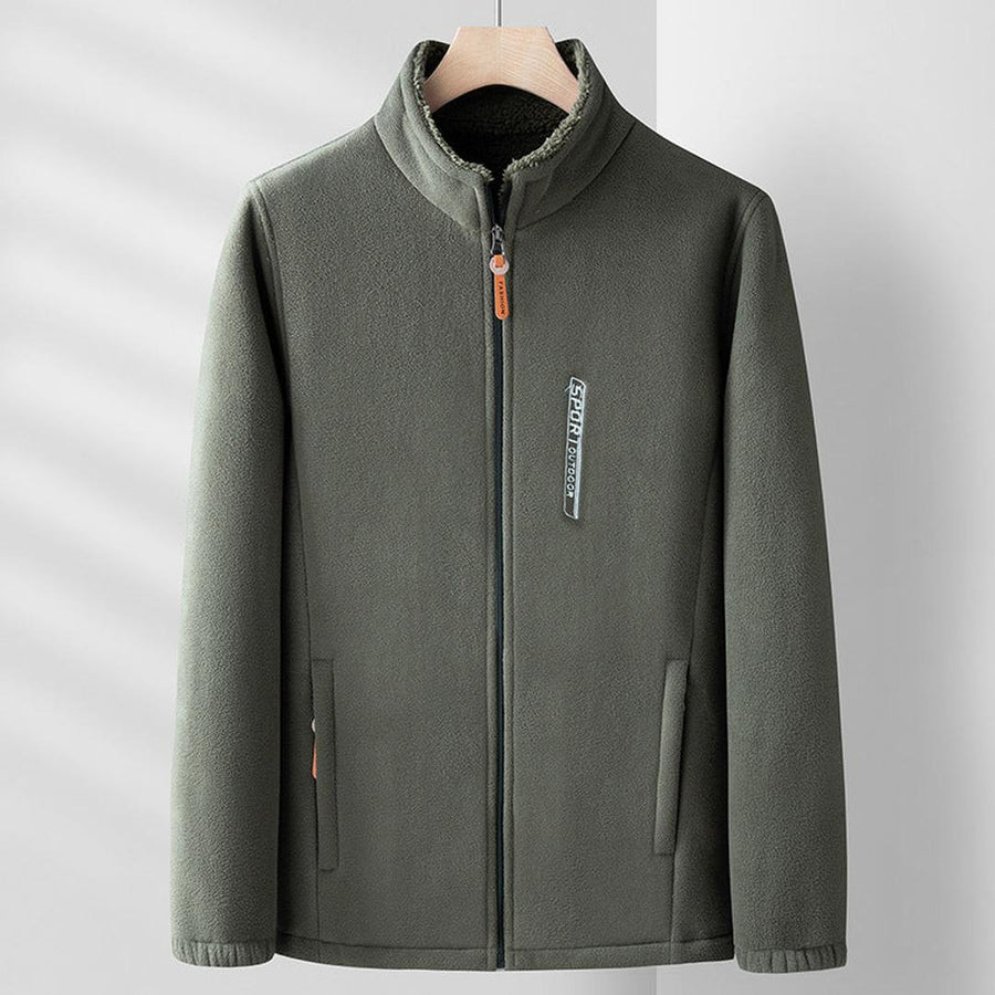 Zweiseitige Fleecejacke | Mit Reißverschluss