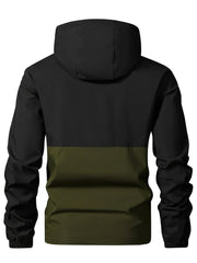 Stilvolle Herren-Windjacke Mit Reißverschluss | Winter