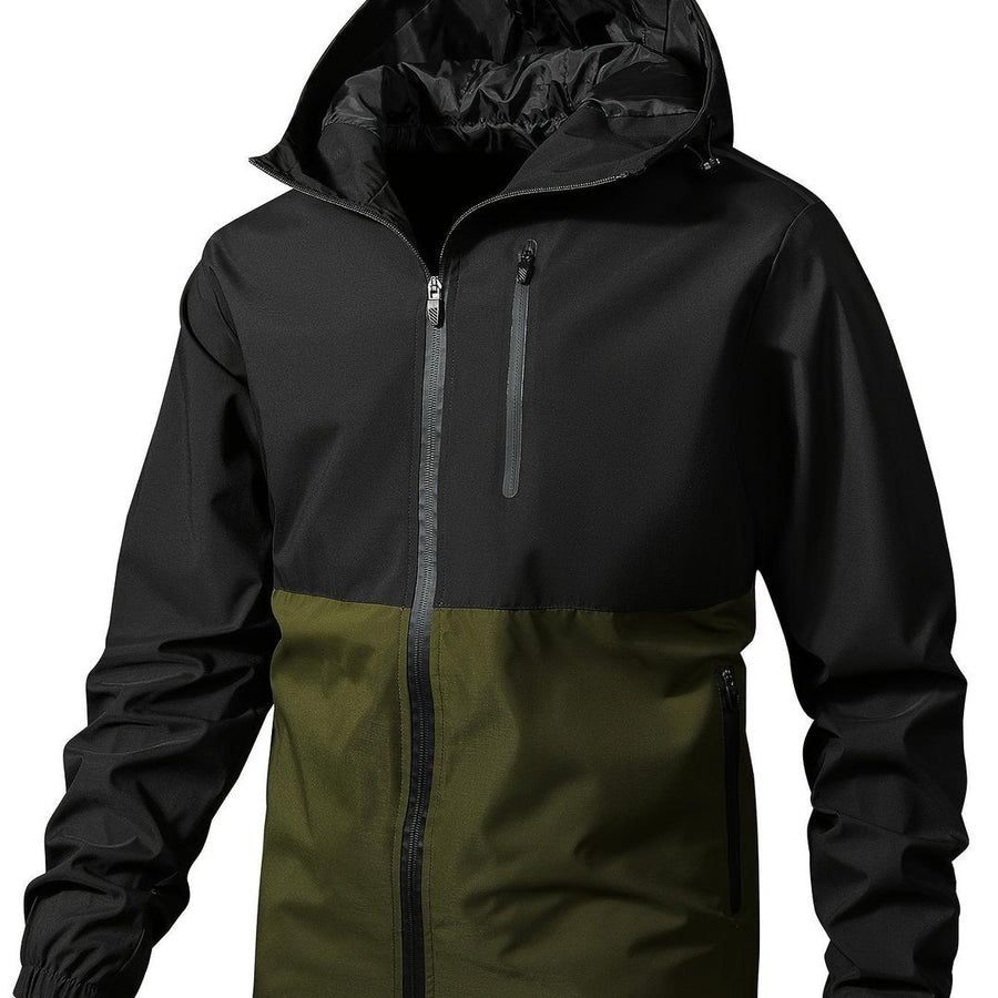 Stilvolle Herren-Windjacke Mit Reißverschluss | Winter