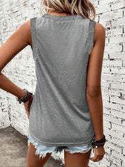 Heidi-Mode | Damen Sommer Leinen Top