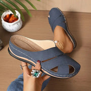 Marie | Damen Atmungsaktive Komfort Plateau Sandalen