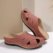 Marie | Damen Atmungsaktive Komfort Plateau Sandalen