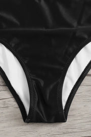 Damen-Badeanzug mit Neckholder und Keyhole-Ausschnitt