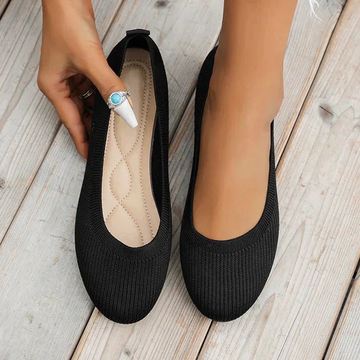 Damen Ballerina Freizeitschuhe